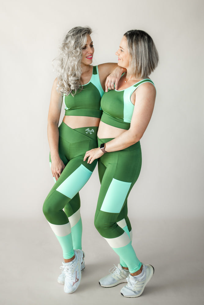 NGYM GREEN FORCE LEGGINGS SET